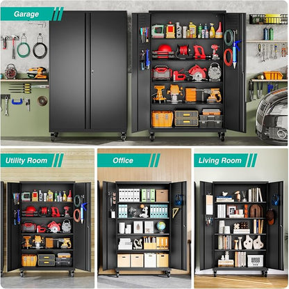 Wide & Deep Metal Storage Cabinet - Image 9