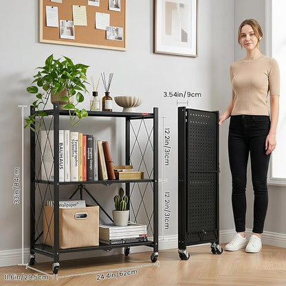 DEANIC 3 Tier Foldable Storage Shelves - Image 3