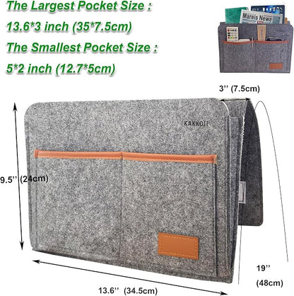 Bedside Caddy, Sofa Caddy, Storage Organizer Pocket - Image 3