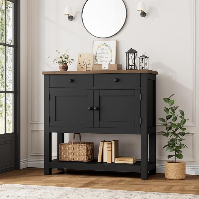 HOSTACK Farmhouse Console Table - Image 2