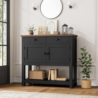 HOSTACK Farmhouse Console Table - Image 2