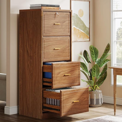 Tribesigns 4-Drawer File Cabinet by Tribesigns
