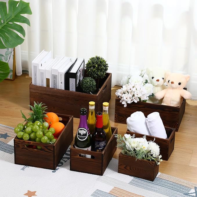 AceOrbit Set of 6 Wood Crates - Image 3