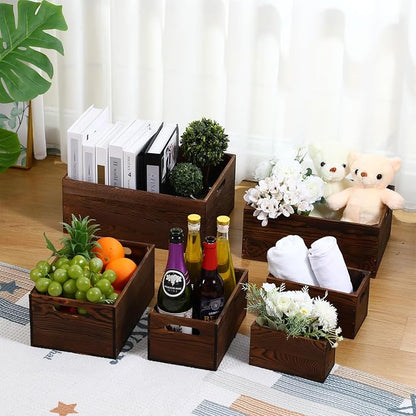 AceOrbit Set of 6 Wood Crates - Image 3