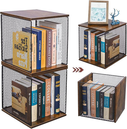 Dmevkic 2 Cube Organizer Bookshelves DIY Variable Stackable Cube Storage by Dmevkic