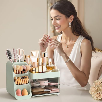 HBlife Makeup Organizer with Brush Holder - Image 6
