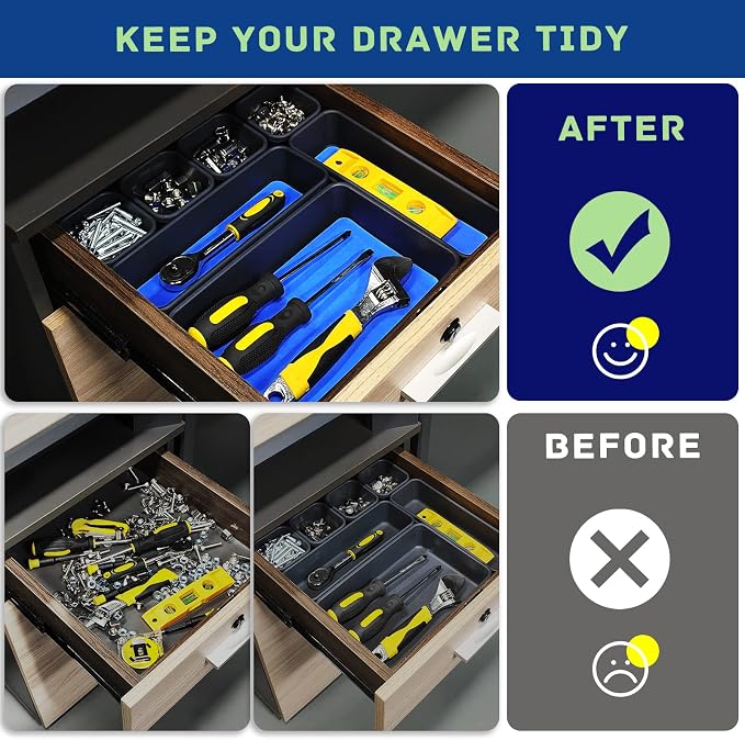 Tool Box Organizer, Tool Drawer Organizer Tray Divider, Toolbox Organization - Image 4