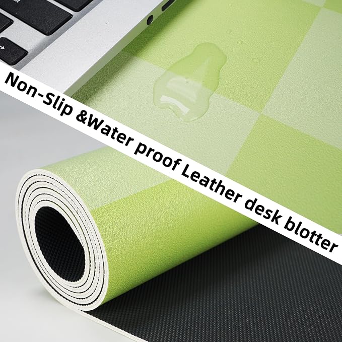 Non-Slip Desk Pad, Mouse Pad, Waterproof PU Leather Desk Protector, Large Desk - Image 3