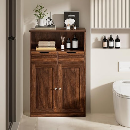 Vongrasig Bathroom Storage Cabinet, 42.5" H Freestanding Floor Cabinet | Wooden - Image 2