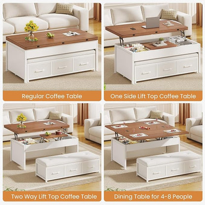 Itaar Lift Top Coffee Table Set, Center Table - Image 3