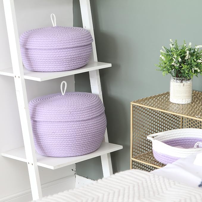 Sea Team Round Cotton Rope Storage Basket - Image 3