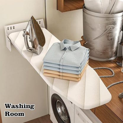 Wall-Mounted Ironing Board 37.4" x 11.8" Compact Mount Fold Down Iron Board - Image 7