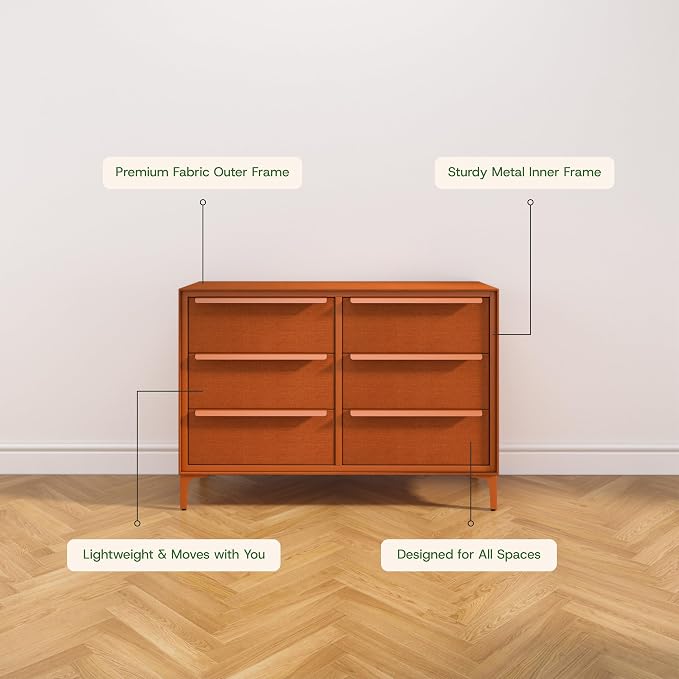 Naima Premium Fabric Dresser - Image 6