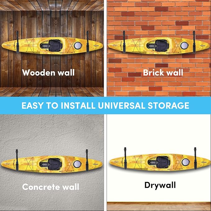 Kayak Storage Rack, Kayak Rack for Garage, Kayak Wall Mount Kayak Wall Rack - Image 6