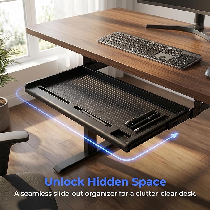 jojofuny Under Desk Keyboard Tray - Image 4
