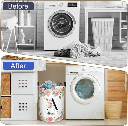 Custom Name Laundry Hamper, Personalized Laundry Basket - Image 7