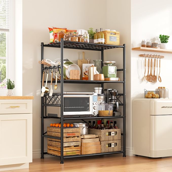 Storage Shelves 4-Tier Large Capacity Metal Shelving - Image 2