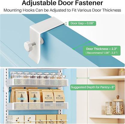 SNTD Over the Door Pantry Organizer - Image 2