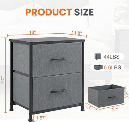 DUMOS Nightstand End Table - Image 3