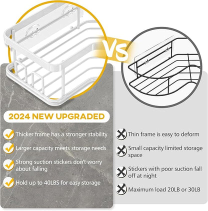 MAXIFFE 3 Pack X-Large Corner Shower Caddy - Image 6