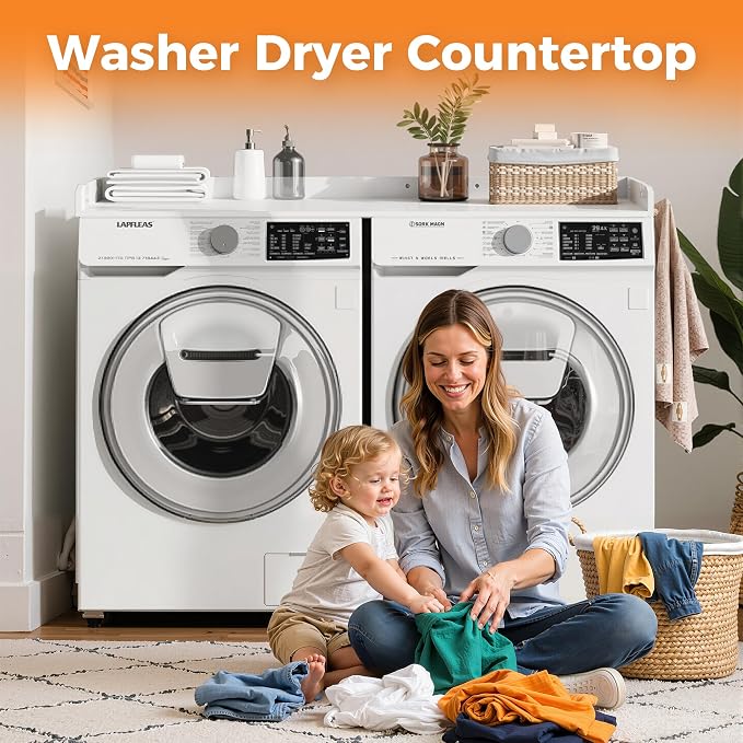 Washer Dryer Countertop, Wood Countertop - Image 2