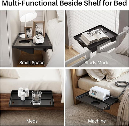 JOYMOOP Clip-On Bedside Shelf for Bunk Beds, Dorm Room Essentials, Bedside Caddy - Image 6