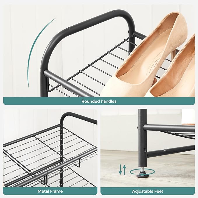 SONGMICS Shoe Rack, 2 Tier Shoe Organizer - Image 6