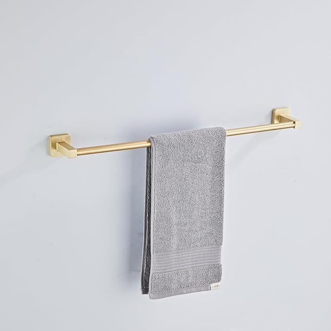 Brusehd Light Gold Bathroom Hardware Set 4 Pieces, Bathroom Accessories Set - Image 2