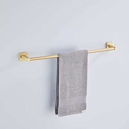 Brusehd Light Gold Bathroom Hardware Set 4 Pieces, Bathroom Accessories Set - Image 2