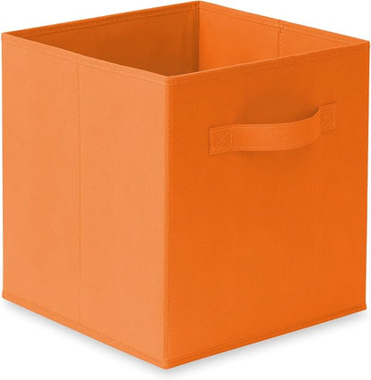 Casafield Set of 6 Collapsible Fabric Cube Storage Bins, Cubby Organizers & More - Image 2