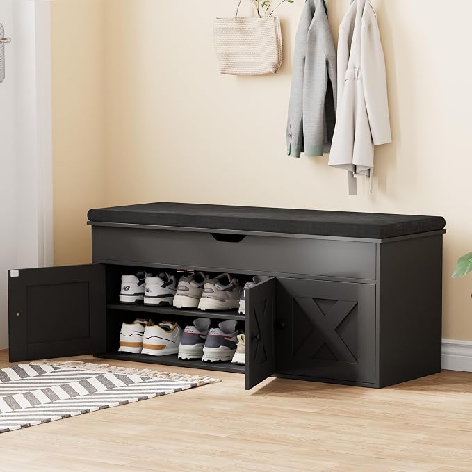 Homleke Shoe Storage Bench - Image 8