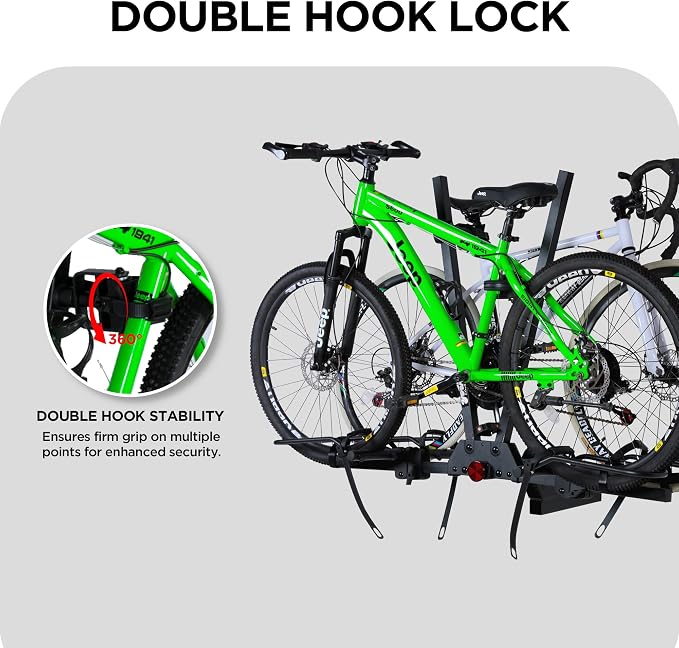 Young Hitch Mounted 2-Bike Rack - Image 6