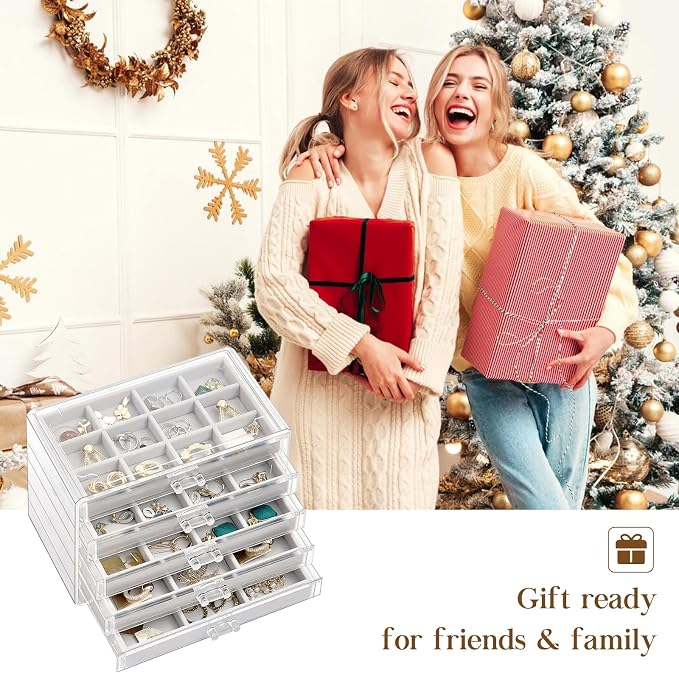 ProCase Earring Holder Organizer Jewelry Box - Image 7