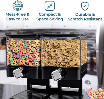 Honey-Can-Do Zevro Compact Dry Food Dispenser, Dual Control - Image 5