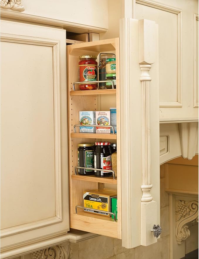 Wood Wall Filler Pull Out for 39" H New Kitchen Applications w/BB Soft Close - Image 9