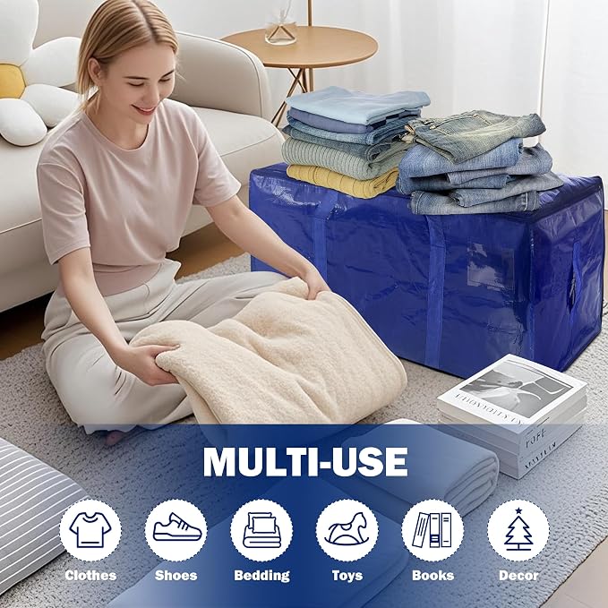 8 Pack Extra Heavy Duty Large Moving Bags - Image 5