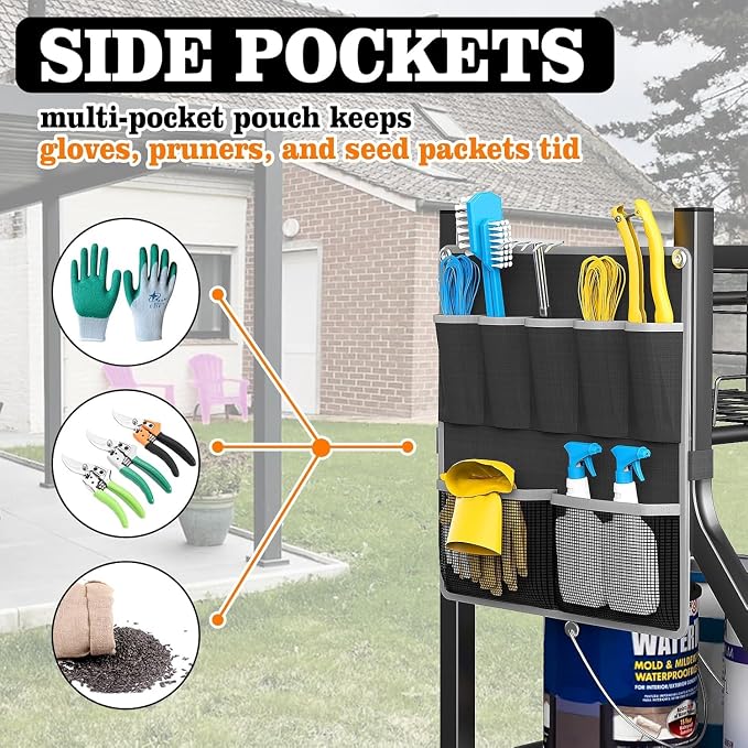 36" Large Garden Tool Organizer - Image 2