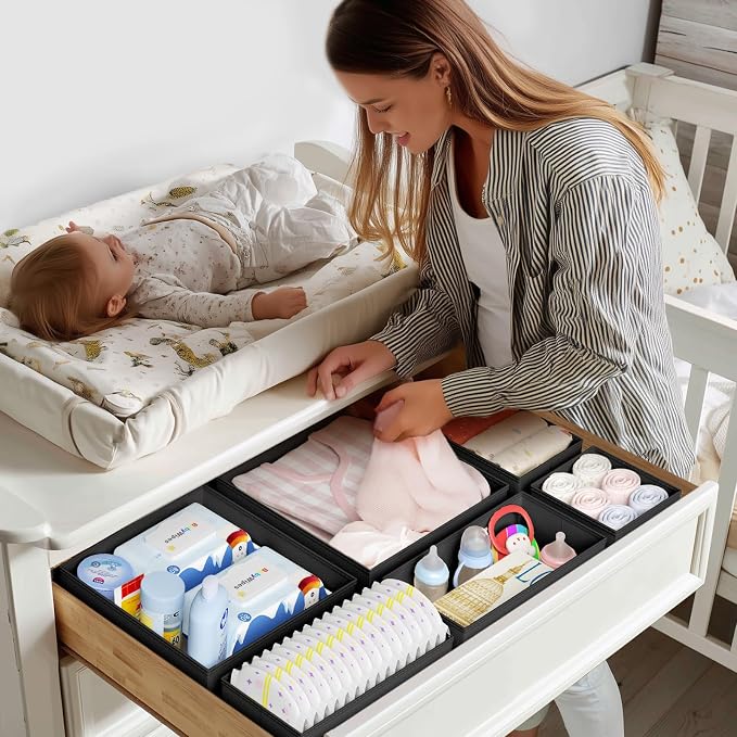 DIMJ Drawer Organizer Clothes - Image 4
