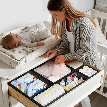 DIMJ Drawer Organizer Clothes - Image 4