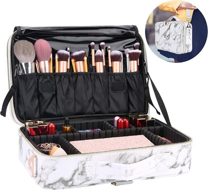 JOURMON Travel Makeup Train Case, Large Capacity Cosmetic Bags - Image 6