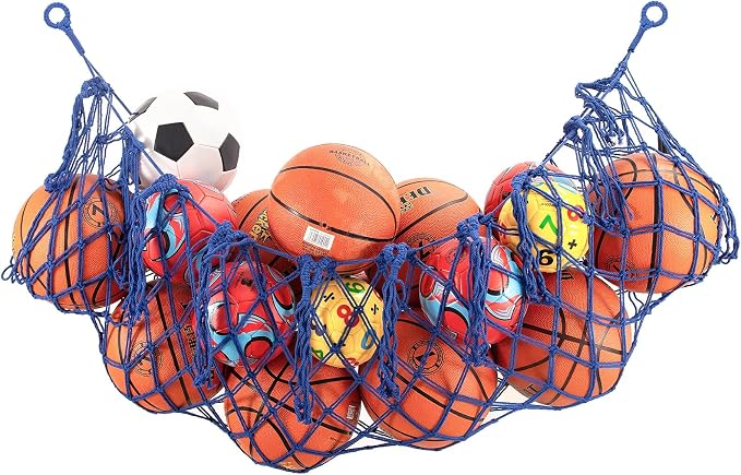 Sports Ball Storage Net, Hanging Basket Organizer Net by JYSILIYH