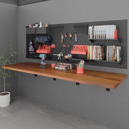 IAE Floating Wall Mounted Folding Table Desk - Image 2