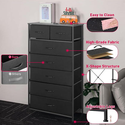 Mifuro Tall Dresser for Bedroom, Vertical Storage Organizer Tower - Image 8