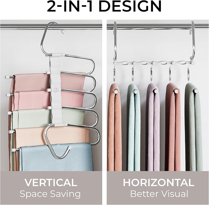 MORALVE Pants Hangers Space Saving - Image 3