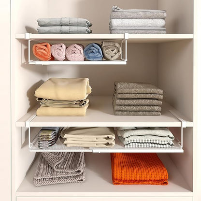 Expandable Under Cabinet Shelf, Extendable Under Shelf Storage - Image 2