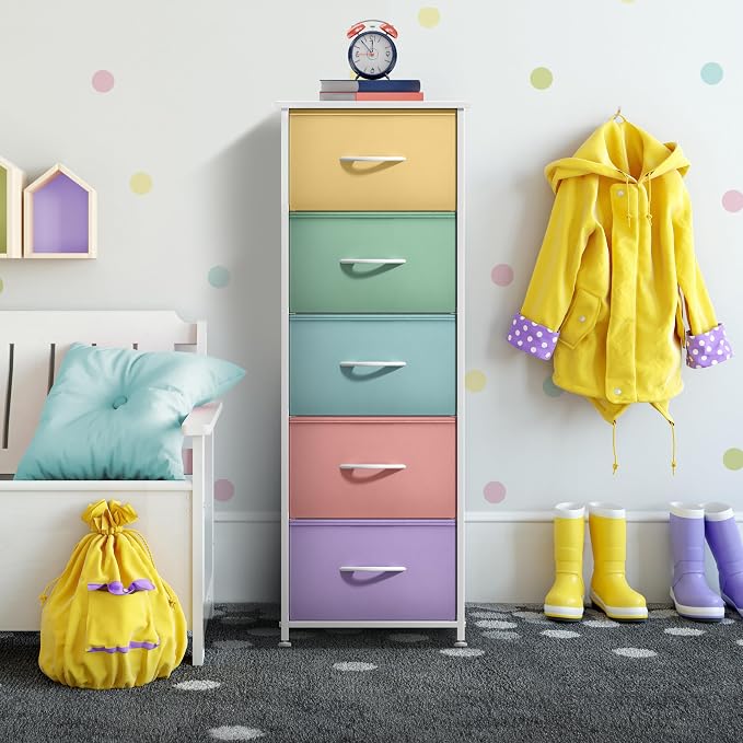 Sorbus Fabric Dresser for Kids Bedroom - Image 6