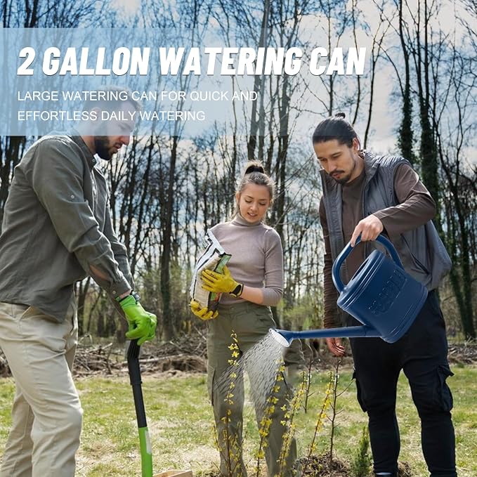 2 Gallon Watering Can, Outdoor Watering Can - Image 3