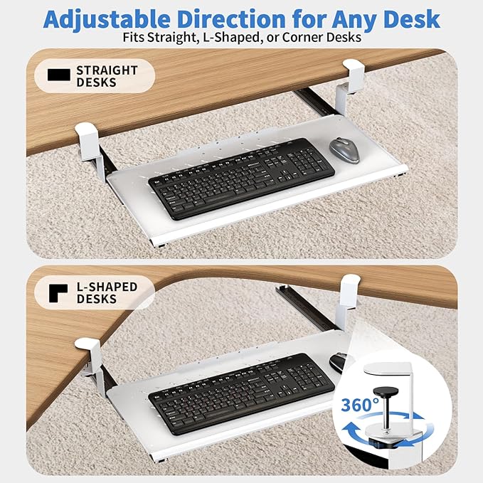Keyboard Tray Under Desk - Image 2