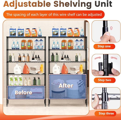 BestOffice | 6-Tier Wire Shelf - Image 7