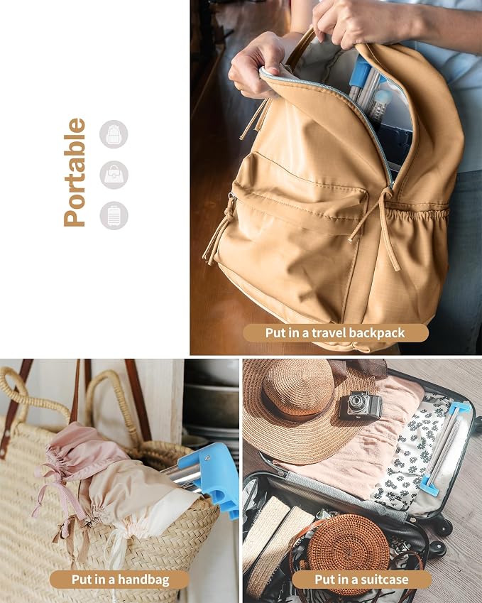 Travel Garment Rack, Portable and Foldable，Folding Clothes Rack - Image 4